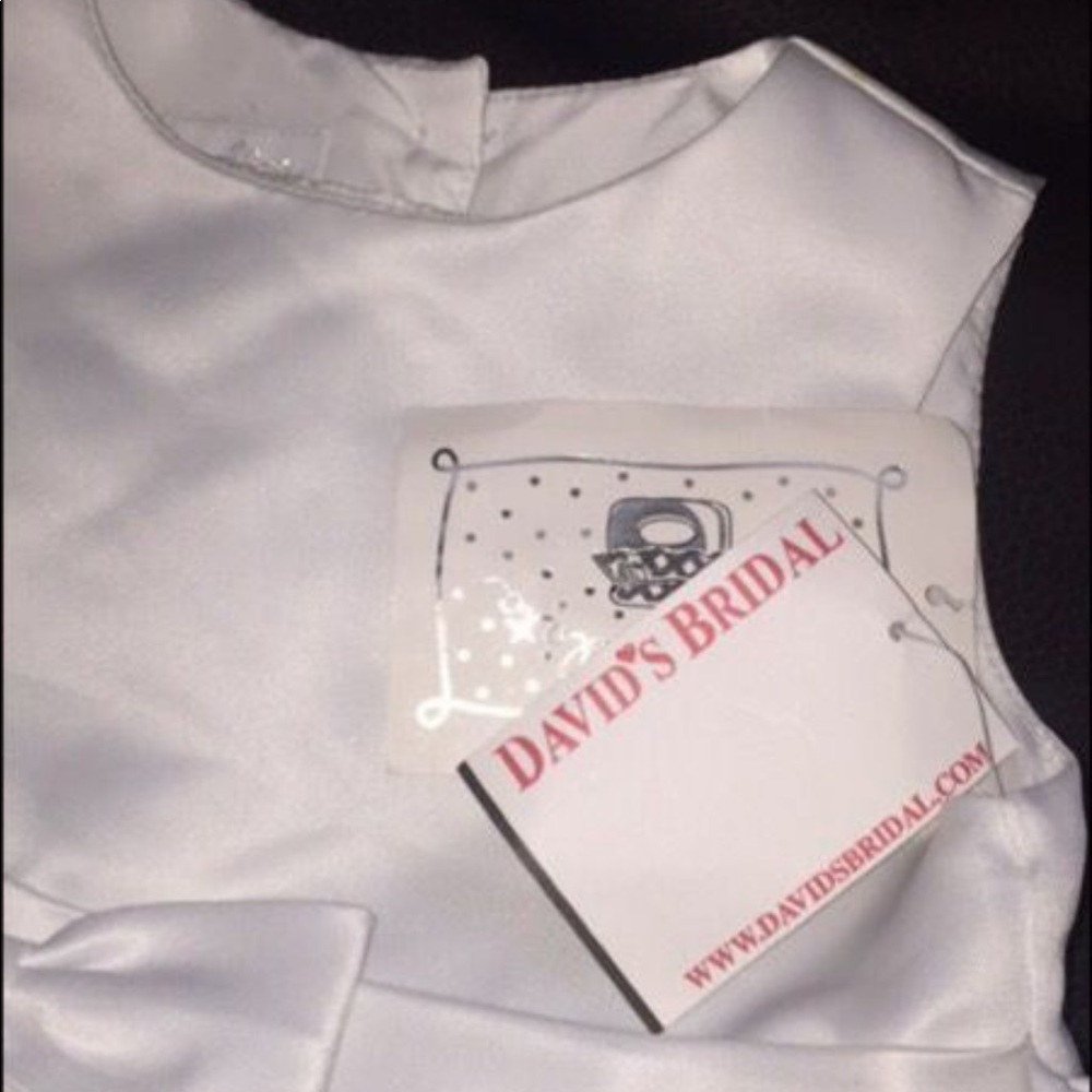 3T girls white brand new party dress - Picture 3 of 5
